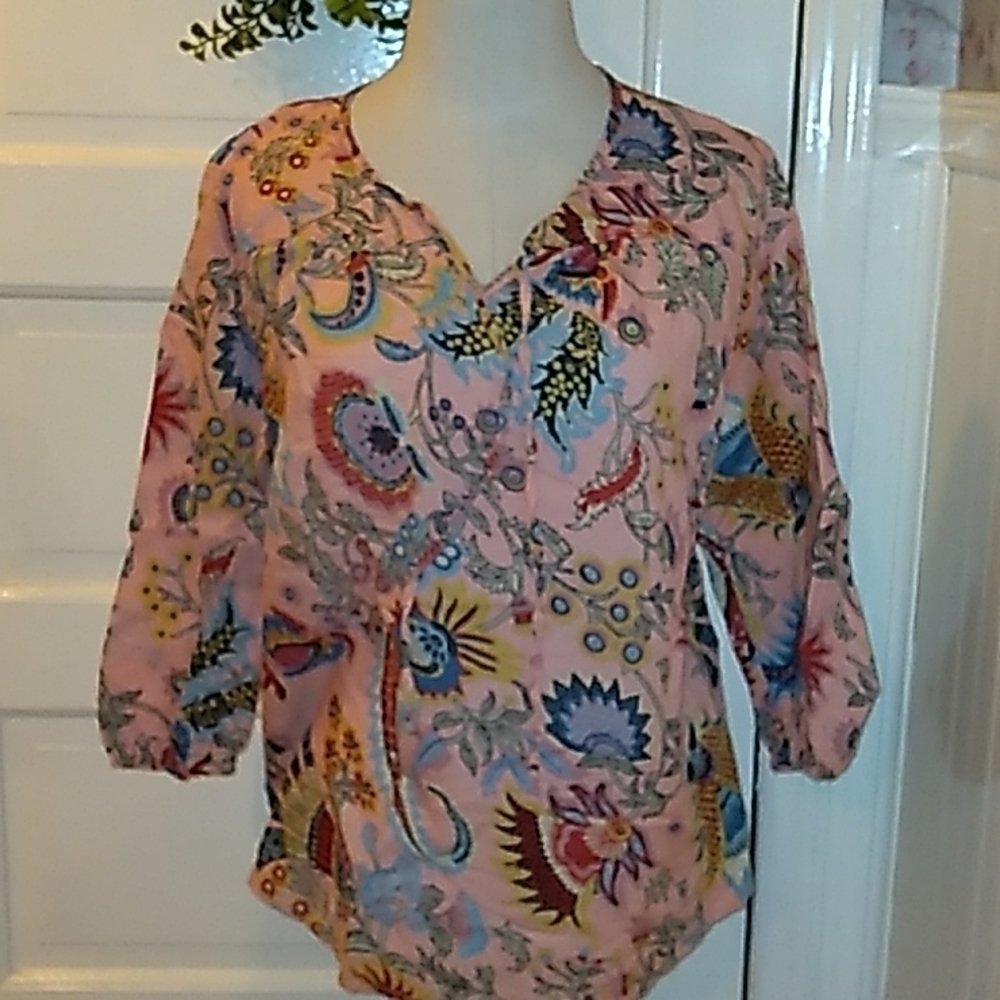 Linen Blend by Nester & Orchard large blouse